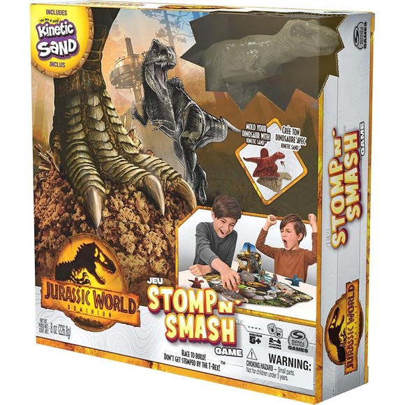 Jurassic World Dominion Stomp N’ Smash Board Family Game Ages 5+ - Picture 9 of 9